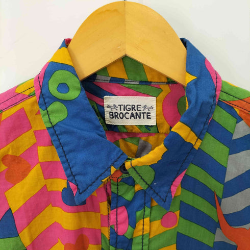 ティグルブロカンテ TIGRE BROCANTE 半袖 マルチカラー シャツ レディース JPN:3